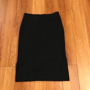 NWT Madewell black pencil skirt